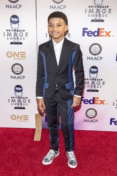 2018 Lonnie Chavis Adopts 49Th Naacp Image Awards Non Televised — 스톡 사진