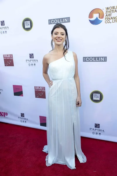 Emma Eliza Regan Participa 4Th Annual Roger Neal Oscar Viewing — Fotografia de Stock