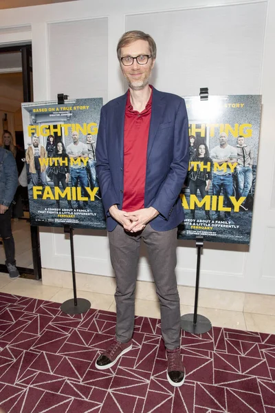 Stephen Merchant Deltar Fighting Family Los Angeles Tastemaker Screening London — Stockfoto