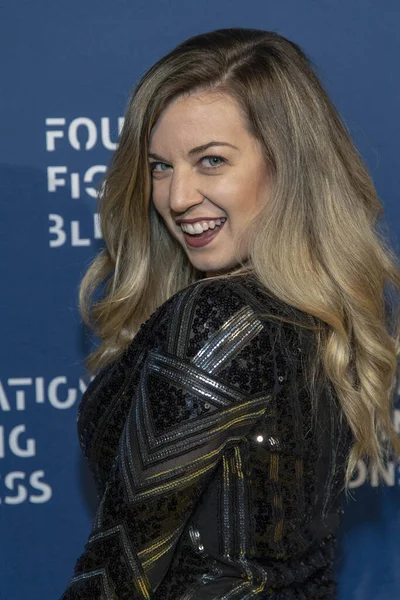 Värd Lindsay Hoffman Deltar Emerald City Gala Visionary Awards Middag — Stockfoto