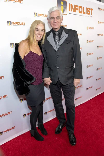 Steve Tom Molly Mcafee Attend Infolist Com Red Carpet Launch — Stock Photo, Image