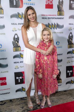 Jacklyn Lopez, Mckenna Grace 27 Eylül 2018 'de Hollywood' daki The Universal Hilton Hotel 'de The Family Film Awards' a katıldı.