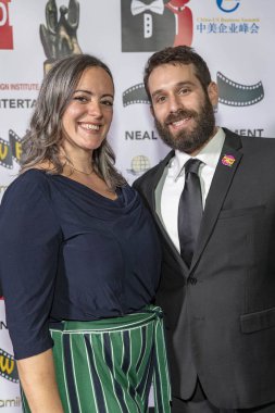 Mary Jane Gibson ve Mike Glazer 27 Eylül 2018 'de Hollywood' daki The Universal Hilton Hotel 'de The Family Film Awards' a katıldı.