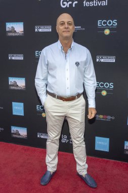 Andreas Morfonios, 6 Haziran 2018 'de Hollywood, Kaliforniya' daki Mısır Tiyatrosu 'nda 12. Geleneksel Los Angeles Yunan Film Festivali' nin 'Kaçakçılık Hendrix' galasına katıldı.