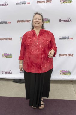 Tasha Newsome, 16 Haziran 2018 'de Hollywood, Kaliforniya' daki Mısır Tiyatrosu 'nda Etheria Film Gecesi' ne katıldı.