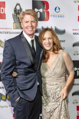 Gary ve Heather Hershberger 27 Eylül 2018 'de Hollywood' daki The Universal Hilton Hotel 'de The Family Film Awards' a katıldılar.