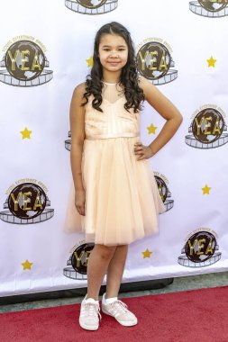 Emily Delahunty 15 Nisan 2018 'de Globe Theatre, Universal City' de düzenlenen 3.