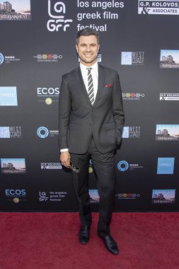 Christos Vasilopoulos, 10 Haziran 2018 'de Hollywood, Kaliforniya' daki Mısır Tiyatrosu 'nda 12. Geleneksel Los Angeles Yunan Film Festivali Mükemmel Yabancılar Prömiyerine katıldı.