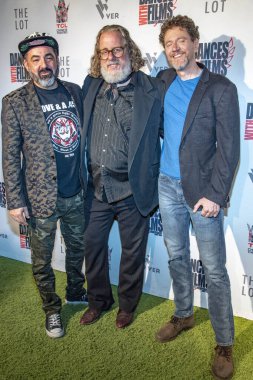 Anthony Pedone, Zander Schloss, Stephen Floyd, 11 Haziran 2018 'de Hollywood, Kaliforniya' daki TCL Çin Tiyatrosu 'nda düzenlenen 