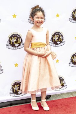 Lina Renna 15 Nisan 2018 'de Globe Theatre, Universal City' de düzenlenen 3.