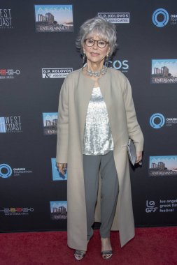 Rita Moreno, 10 Haziran 2018 'de Hollywood, Kaliforniya' daki Mısır Tiyatrosu 'nda düzenlenen 12. Geleneksel Los Angeles Yunan Film Festivali Mükemmel Yabancılar Prömiyerine katıldı.