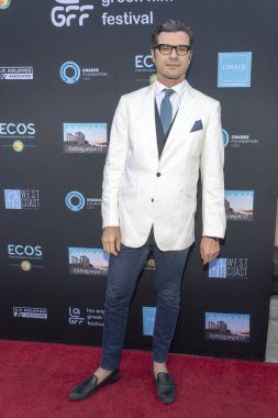 Christos Vasilopoulos, 6 Haziran 2018 'de Hollywood, Kaliforniya' daki Mısır Tiyatrosu 'nda düzenlenen 12. Geleneksel Los Angeles Yunan Film Festivali' nin 'Kaçakçılık Hendrix' galasına katıldı.