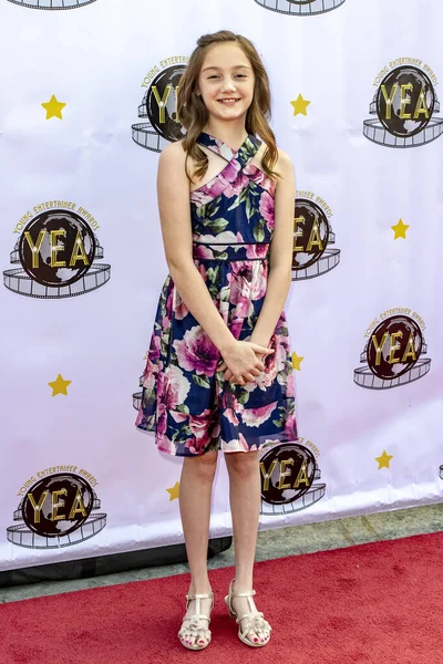 Reagan Shumate Attends 3Rd Annual Young Entertainer Awards Globe Theatre — Stock Photo, Image
