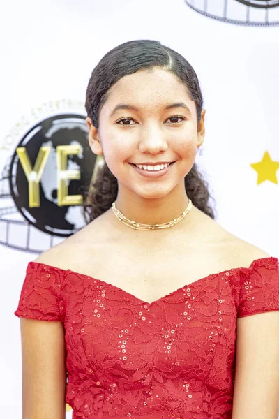 Aliyah Conley Asiste Edición Los Young Entertainer Awards Globe Theatre — Foto de Stock