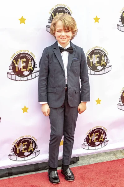 2018 Christian Convery Attends 3Rd Annual Young Entertainer Awards Globe — 스톡 사진