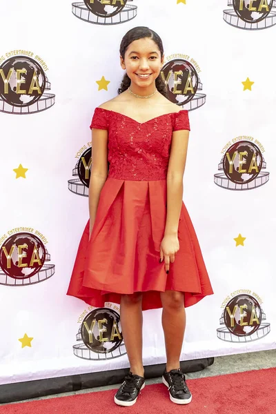 Aliyah Conley Attends 3Rd Annual Young Entertainer Awards Globe Theatre — Stock Photo, Image