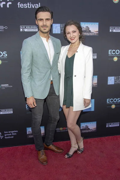 David Victoria Kait Attends 12Th Annual Los Angeles Greek Film — Stock Photo, Image