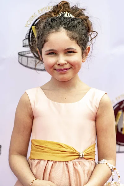 Lina Renna Asiste Edición Los Young Entertainer Awards Globe Theatre — Foto de Stock