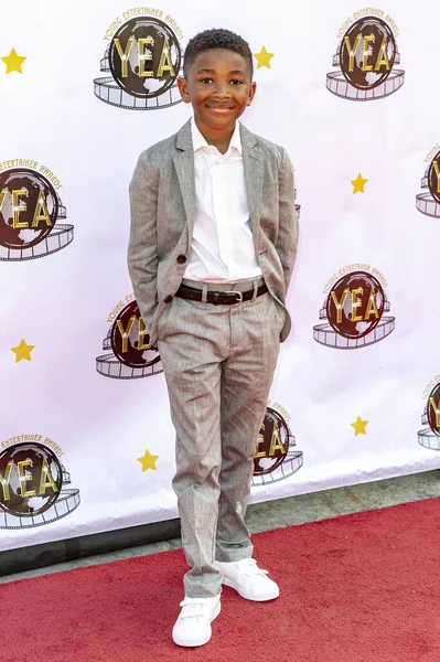 Blake Anthony Crawford Woont Jaarlijkse Young Entertainer Awards Bij Globe — Stockfoto