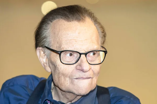 Larry King Asiste Una Velada Especial Con Dionne Warwick Came — Foto de Stock