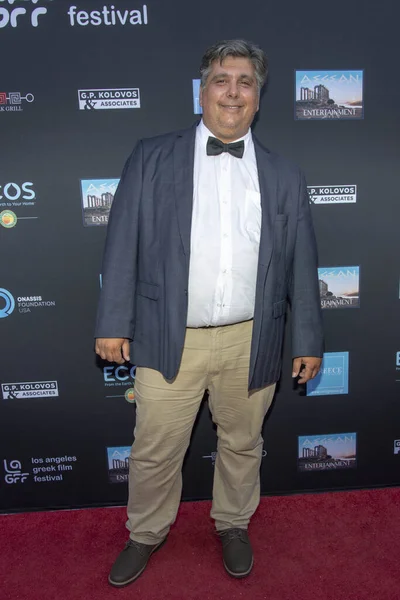 2018年6月10日 カリフォルニア州ハリウッドのエジプト劇場で開催される第12回ロサンゼルス ギリシャ映画祭 Perfect Strangers Premiere にデメトリ トーマスが出席 — ストック写真