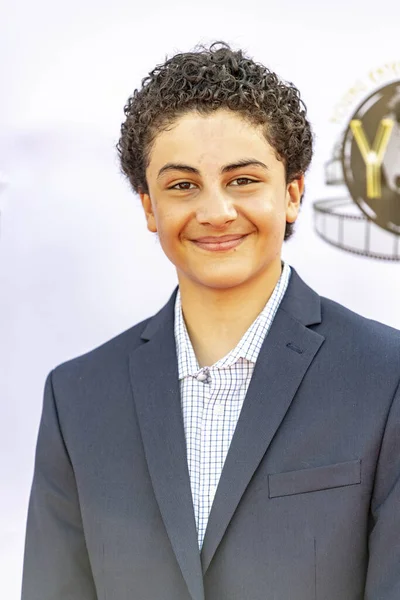 Karim Fahmy Attends 3Rd Annual Young Entertainer Awards Globe Theatre — Stock Photo, Image