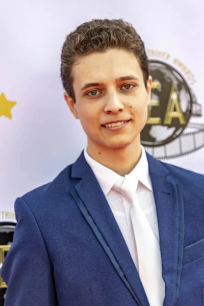 2018 Nazariy Demkowicz Attends 3Rd Annual Young Entertainer Awards Globe — 스톡 사진
