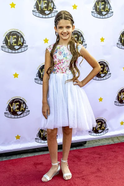 Carissa Bazler Attends 3Rd Annual Young Entertainer Awards Globe Theatre — Stock Photo, Image