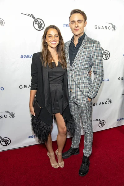 Jordy Tulleners Tajana Alexis Відвідує 2018 Geanco Foundation Hollywood Gala — стокове фото