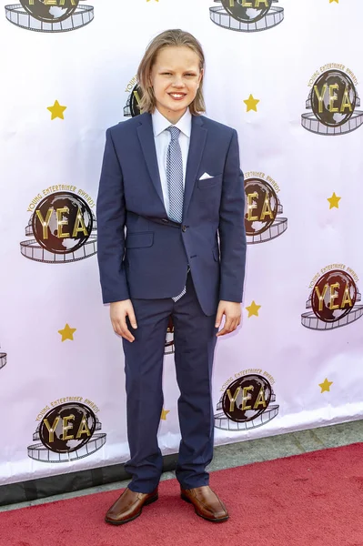 2018 Alexander Davis Attends 3Rd Annual Young Entertainer Awards Globe — 스톡 사진