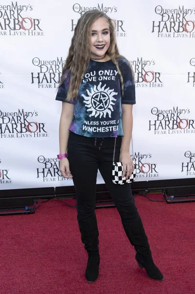 Alyssa Boisblanc Attends 2018 Queen Mary Dark Harbor Media Vip — Stock Photo, Image