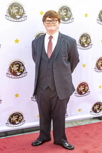 Grayson Thome Kilpatrick Deltar Årliga Young Entertainer Awards Globe Theatre — Stockfoto