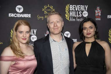 Vivian Kerr, Anthony Rapp, Sapna Gandhi 3 Nisan 2019 'da 19. Beverly Hills Film Festivali' ne katıldı.