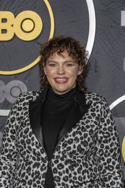 Katie Kershaw, 22 Eylül 2019 tarihinde Los Angeles Pasifik Tasarım Merkezi 'nde HBO' nun Post Emmy Ödülü Resepsiyonuna katıldı.