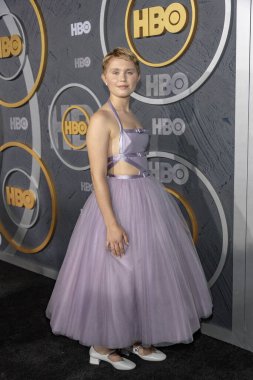 Eliza Scanlen, 22 Eylül 2019 'da Pasifik Tasarım Merkezi' nde HBO 'nun Post Emmy Ödülü Resepsiyonuna katıldı.