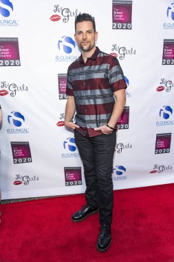 Chris Mann, 7 Ekim 2018 'de Avalon Hollywood, Kaliforniya' daki The Historical Adobe 'da 18.