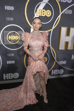 Sydney Sweeney 22 Eylül 2019 tarihinde Pasifik Tasarım Merkezi 'nde HBO' nun Post Emmy Ödülü Resepsiyonuna katıldı.