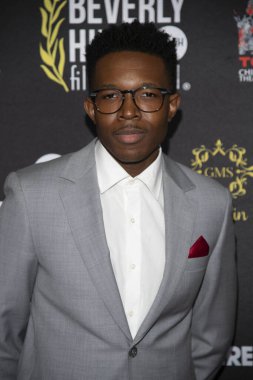 Denzel Whitaker attends 19th Annual Beverly Hills Film Festival, Hollywood, CA on April 3rd, 2019 clipart