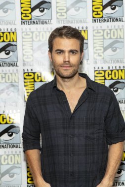 Paul Wesley 19 Temmuz 2018 'de Comic Con 2018, San Diego, Kaliforniya' daki 