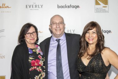 Jeanie Maurello, Bruce Heller, Kathryn Marenzi 7 Kasım 2019 'da Taglyan Kompleksi' nde Yetenek Yöneticileri Derneği tarafından sunulan 15.