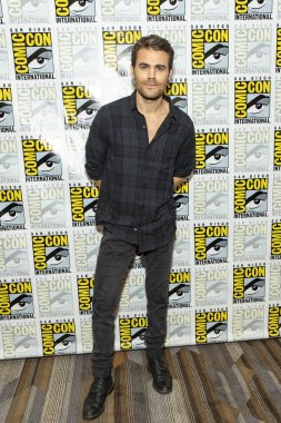 Paul Wesley 19 Temmuz 2018 'de Comic Con 2018, San Diego, Kaliforniya' daki 