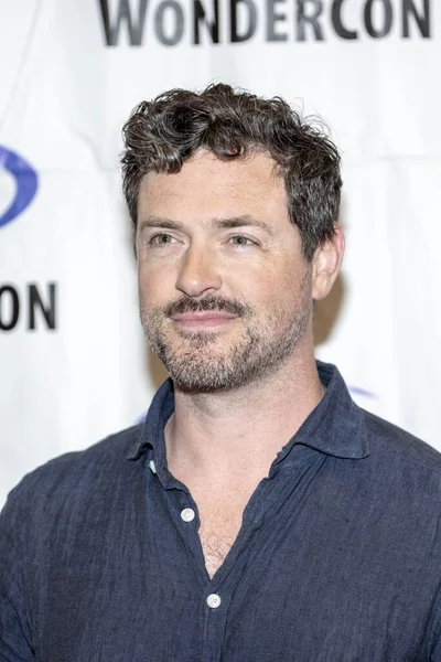 Brendan Hines Participa 2019 Wondercon Sony Pictures Television Tick Season — Fotografia de Stock