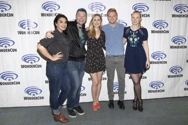 Cast Relics Rarities Attends 2019 Wondercon Geek Sundry Relics Rarities — Stock Photo, Image