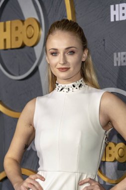 Sophie Turner 22 Eylül 2019 tarihinde Los Angeles Pasifik Tasarım Merkezi 'nde HBO' nun Post Emmy Ödülü Resepsiyonuna katıldı.