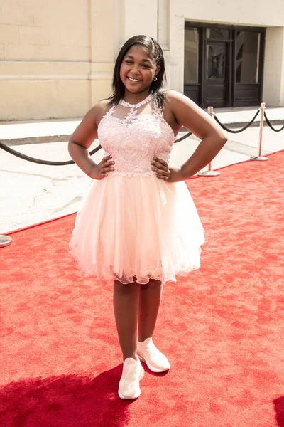 Jessica Mikayla Adams Attends 4Th Annual Young Entertainer Awards Warner — Stock Photo, Image