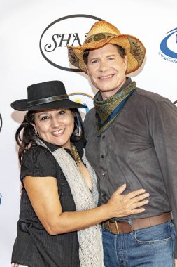 Danielle Barbosa ve Christopher Carothers 19 Mayıs 2019 'da Beverly Hilton Oteli' ndeki SHARE 'nin 66. Boomtown Galasına katıldılar.