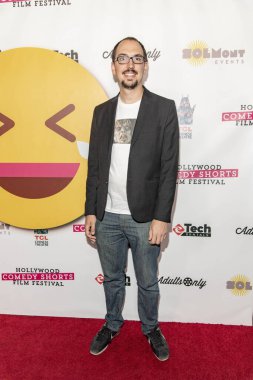 Evan Halleck 20 Nisan 2019 'da TCL Çin Tiyatrosu 6, Hollywood, CA' da 2019 Hollywood Kısa Komedi Film Festivali 'ne katıldı.