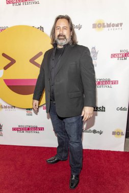 Paul Overacker 20 Nisan 2019 'da TCL Çin Tiyatrosu 6, Hollywood, CA' da 2019 Hollywood Kısa Komedi Film Festivali 'ne katıldı.