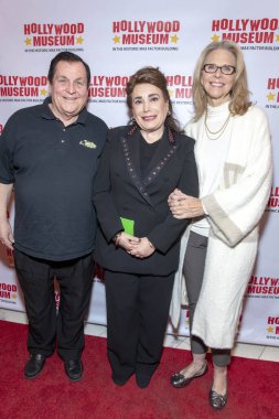 Burt Ward, Donelle Dadigan, Lindsay Wagner, 13 Kasım 2018 'de Losa Angeles, CA' daki Hollywood Müzesi 'ndeki 