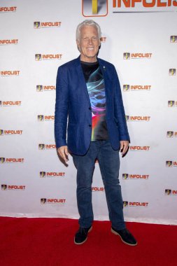 11 Temmuz 2019 'da Wisdome Dome Park, Hollywood, CA' da Infolist Öncesi Comic-Con Bash 'e katılıyor.